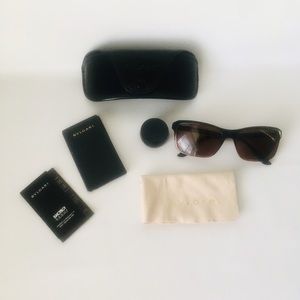 Bvlgari 7011 Horn Rimmed Sunglasses